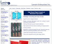 Tablet Screenshot of lamsimenterprises.com